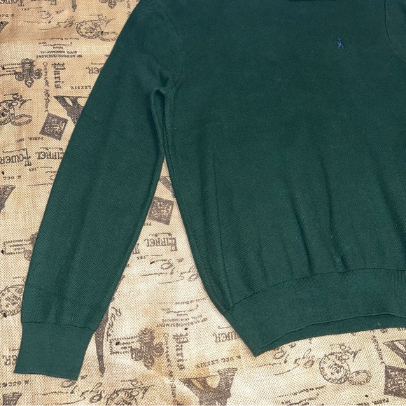 Polo Ralph Lauren  NWT! Men'S Classic 7/15 Green Pullover Sweater Size M - Picture 3 of 12